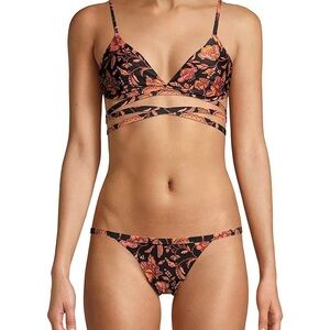 Matteau Hibiscus Floral bikini set Women’s Size 2